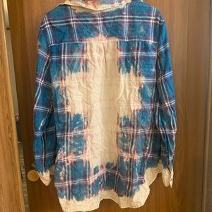 Bleached flannel